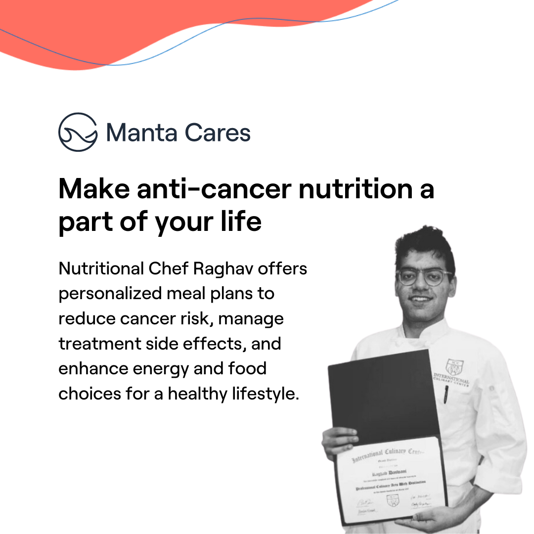 Try our nutrition program: 15 minute complimentary session with Chef Raghav.
