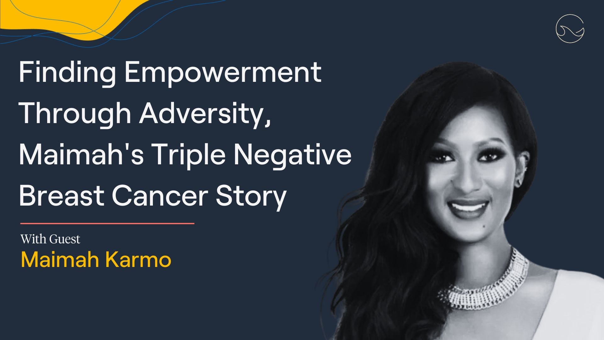 Load video: Maimah Karmo shares her story with triple-negative breast cancer and how she founded the Tiger Lily Foundation. Maimah emphasizes the importance of self-advocacy, community support, and education in traversing healthcare challenges. She shares her experience of being dismissed by doctors due to her age and ethnicity, and how this motivated her to create an organization that empowers women of color facing similar struggles.